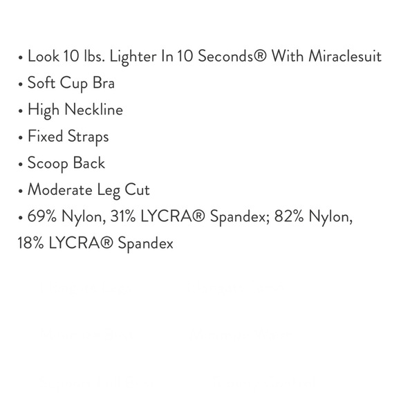 Miraclesuit Illusionist Palma Deep V One Piece, 14DD - Picture 16 of 16